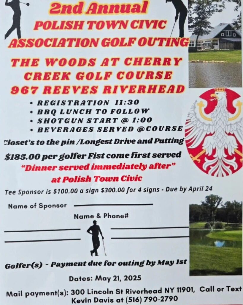 Polish Town Civic 2025 Golf Fundraiser